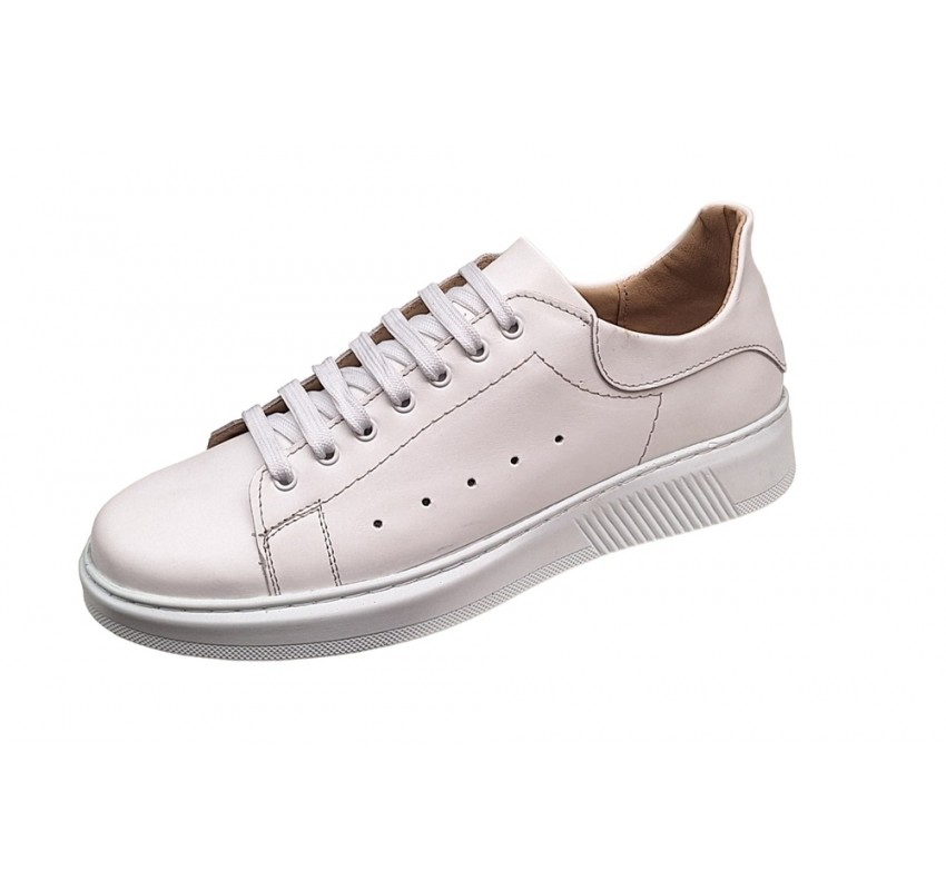 Pantofi barbati casual din piele naturala - Model Alb A2 Pantofi barbati casual din piele naturala - Model Alb A2