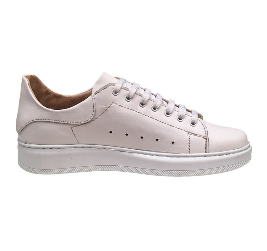 Pantofi barbati casual din piele naturala - Model Alb A2 Pantofi barbati casual din piele naturala - Model Alb A2