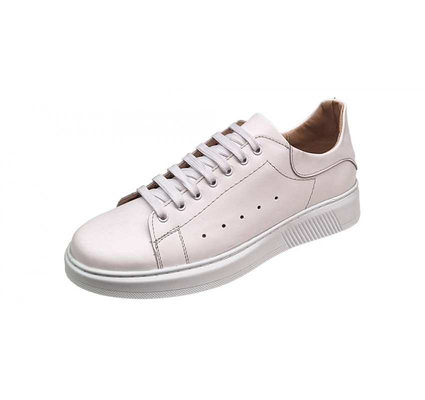 Pantofi barbati casual din piele naturala - Model Alb A2 Pantofi barbati casual din piele naturala - Model Alb A2
