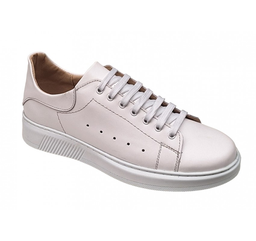 Pantofi barbati casual din piele naturala - Model Alb A2 Pantofi barbati casual din piele naturala - Model Alb A2