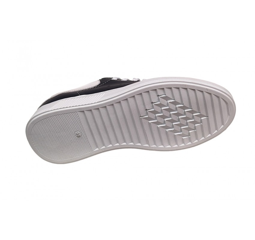 Pantofi barbati din piele naturala, Bleumarin & Alb GKRCOMBAT2BL Pantofi barbati din piele naturala, Bleumarin & Alb GKRCOMBAT2BL