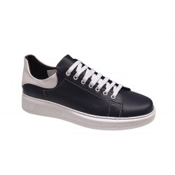 Pantofi barbati casual din piele naturala, Bleumarin - Alb, GKR-COMBAT-2N Pantofi barbati casual din piele naturala, Bleumarin - Alb, GKR-COMBAT-2N