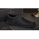 Pantofi barbati casual din piele naturala - Corsa Negru Siret