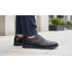 Pantofi barbati casual din piele naturala - Corsa Negru Siret