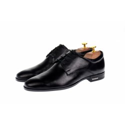Pantofi barbati eleganti din piele naturala, Negru GKRN2N