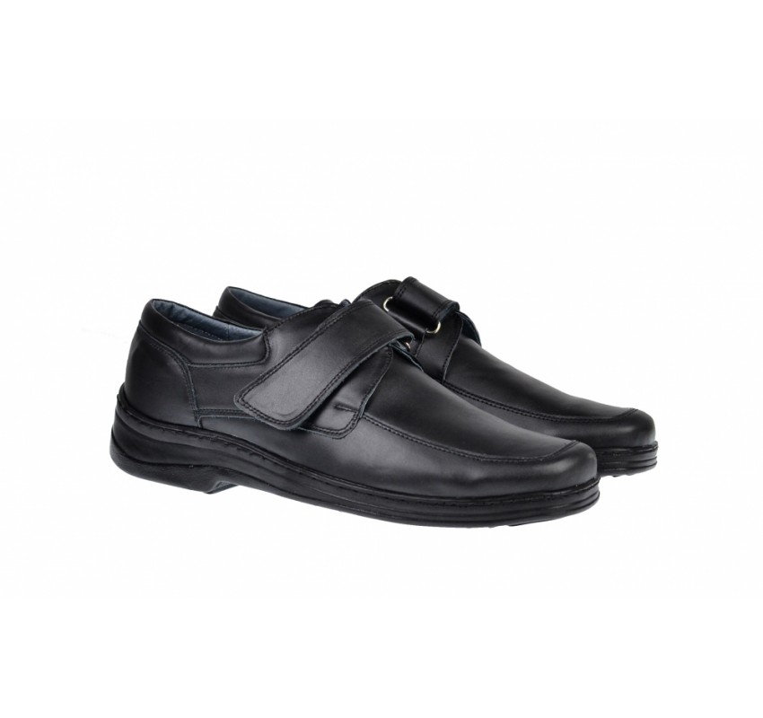 Pantofi barbati casual din piele naturala cu inchidere velcro Dany SCAI