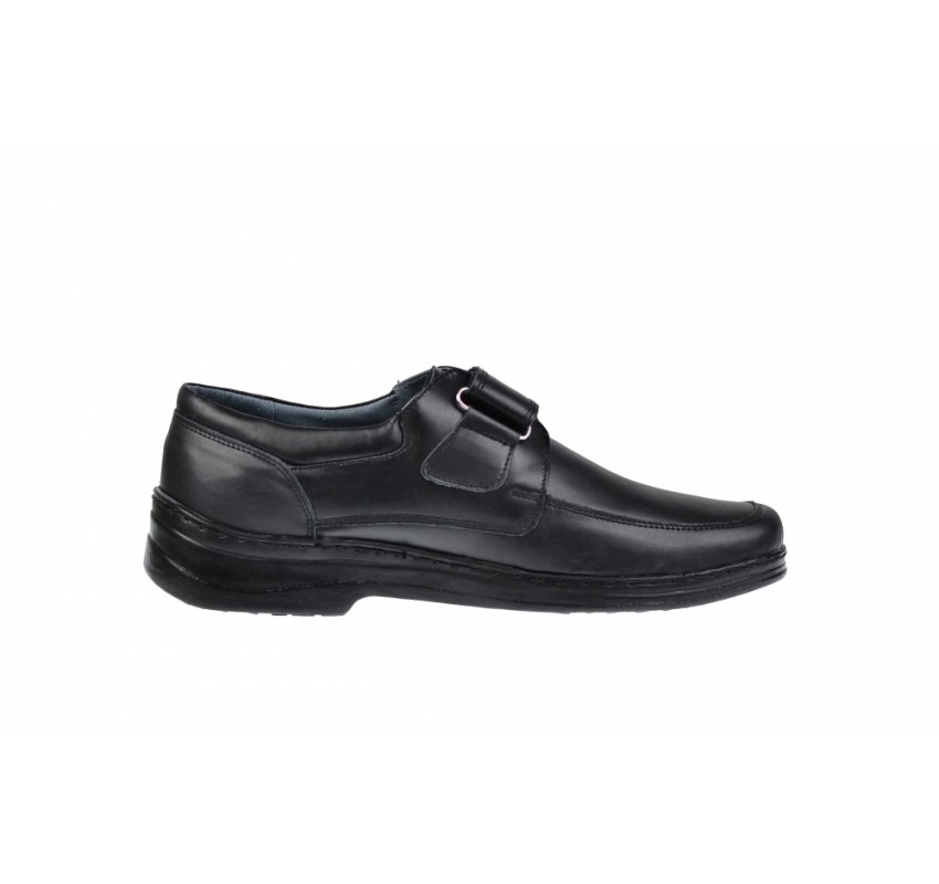 Pantofi barbati casual din piele naturala cu inchidere velcro Dany SCAI