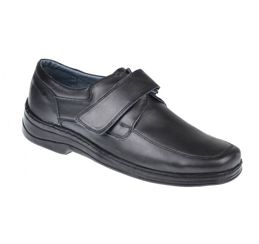 Pantofi barbati casual din piele naturala cu inchidere velcro Dany SCAI