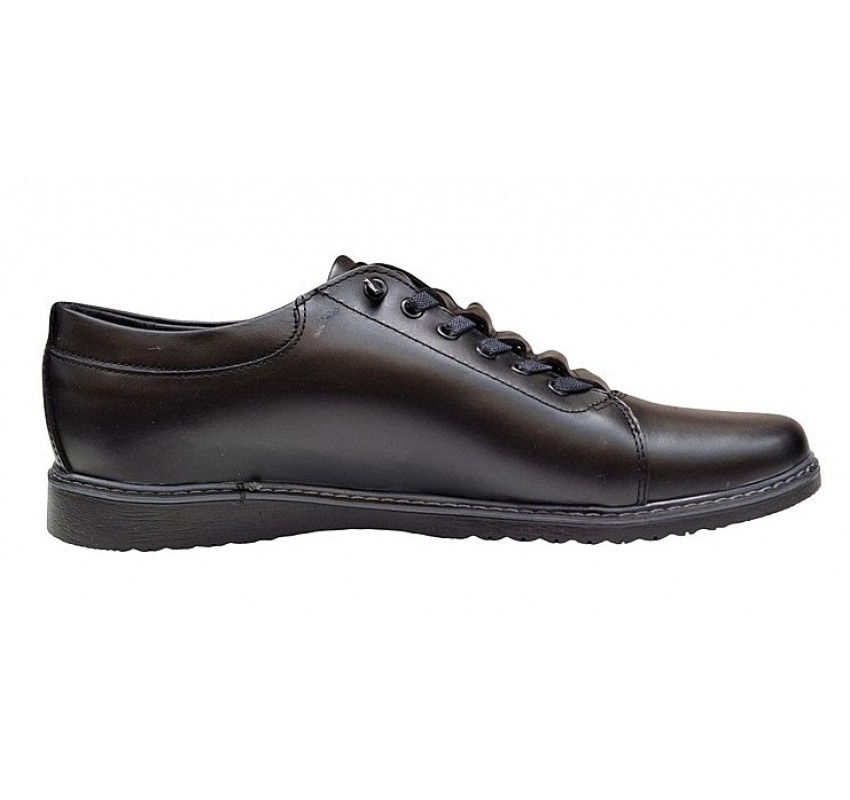Pantofi barbati casual din piele naturala - Model Negru GKRSPORTN