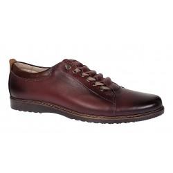 Pantofi barbati casual din piele naturala Bordeaux - GKRSPORTVIS