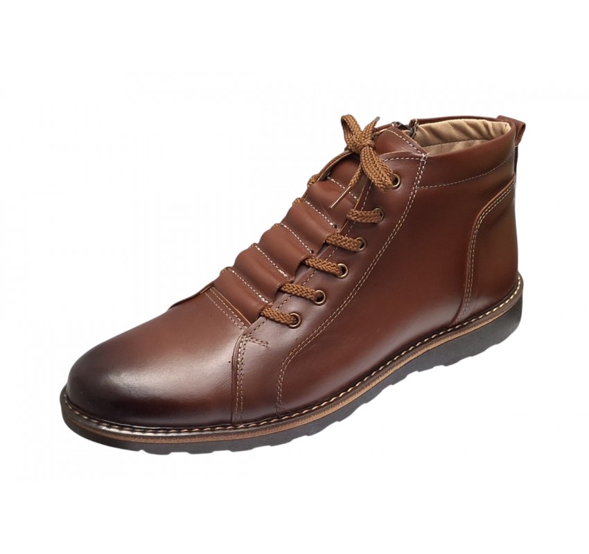 Ghete casual barbati piele naturala (imblanite) GKR Top 1M Ghete casual barbati piele naturala (imblanite) GKR Top 1M
