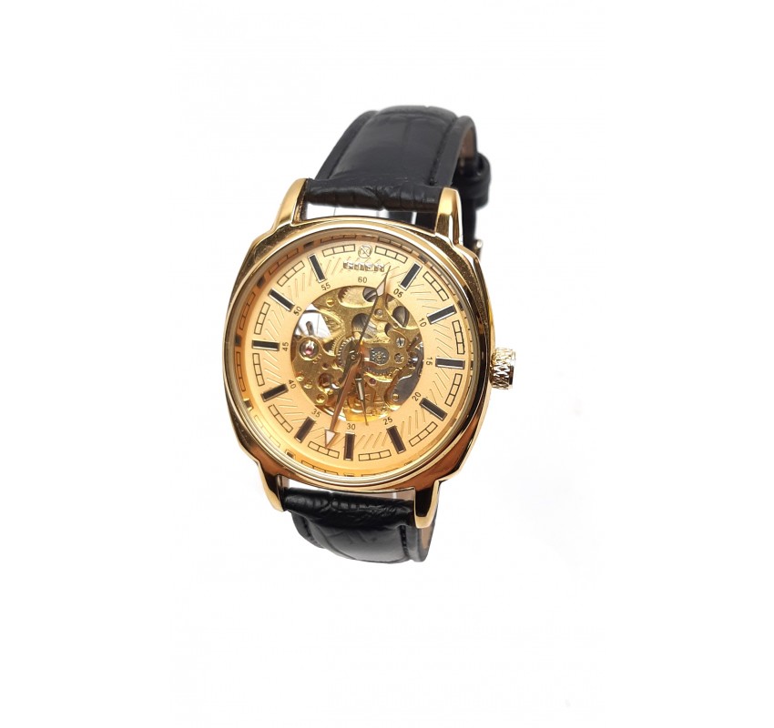 Ceas barbati automatic, business, elegant GOER GO143GOLD