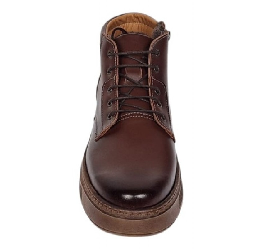 Ghete barbati casual imblanite din piele naturala Maro Gold GS123M