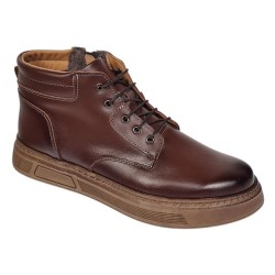 Ghete barbati casual imblanite din piele naturala Maro Gold GS123M