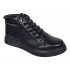 Ghete casual barbati model iarna din piele naturala cu fermoar  GS2021GN