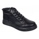 Ghete casual barbati model iarna din piele naturala cu fermoar  GS2021GN