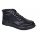 Ghete casual barbati model iarna din piele naturala cu fermoar  GS2021GN