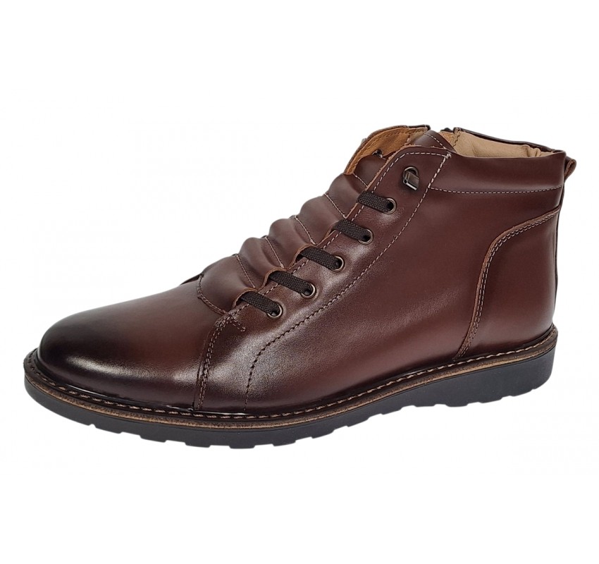 Ghete barbati casual din piele naturala imblanite Maro GS2021M