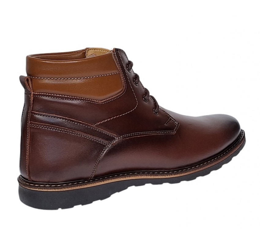 Ghete barbati casual din piele naturala imblanite model Maro GSCORSAM Ghete barbati casual din piele naturala imblanite model Maro GSCORSAM