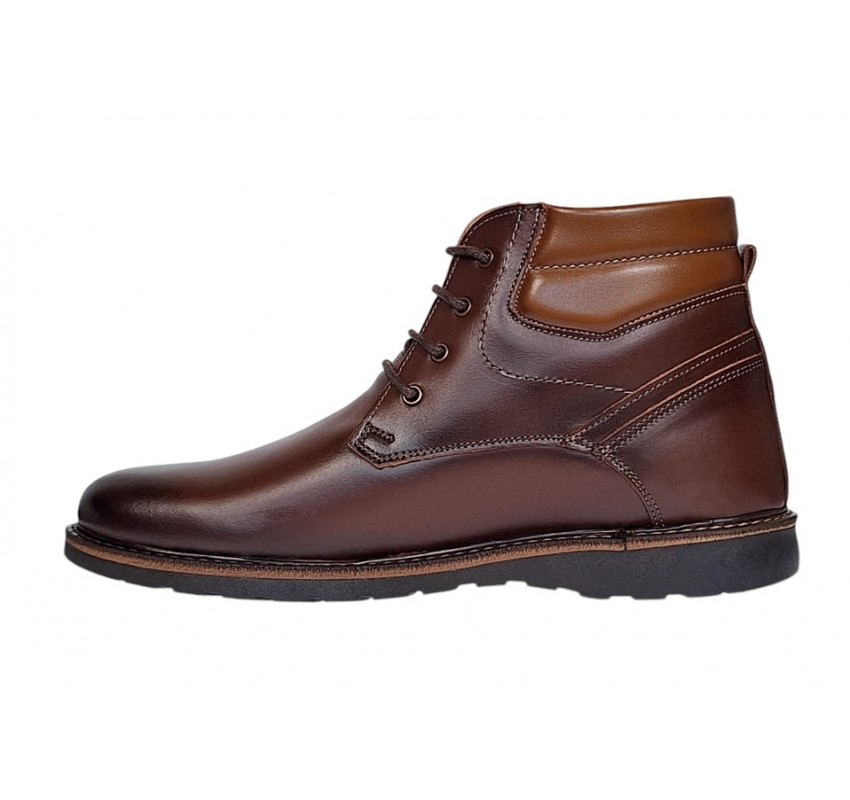 Ghete barbati casual din piele naturala imblanite model Maro GSCORSAM Ghete barbati casual din piele naturala imblanite model Maro GSCORSAM