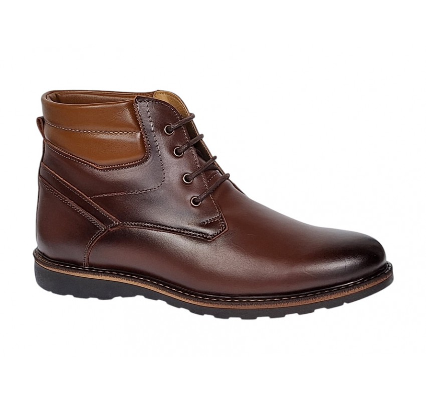 Ghete barbati casual din piele naturala imblanite model Maro GSCORSAM Ghete barbati casual din piele naturala imblanite model Maro GSCORSAM