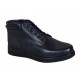 Ghete barbati din piele naturala imblanite culoare neagra GSSPORT23N