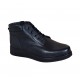 Ghete barbati din piele naturala imblanite culoare neagra GSSPORT23N