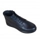 Ghete barbati din piele naturala imblanite culoare neagra GSSPORT23N
