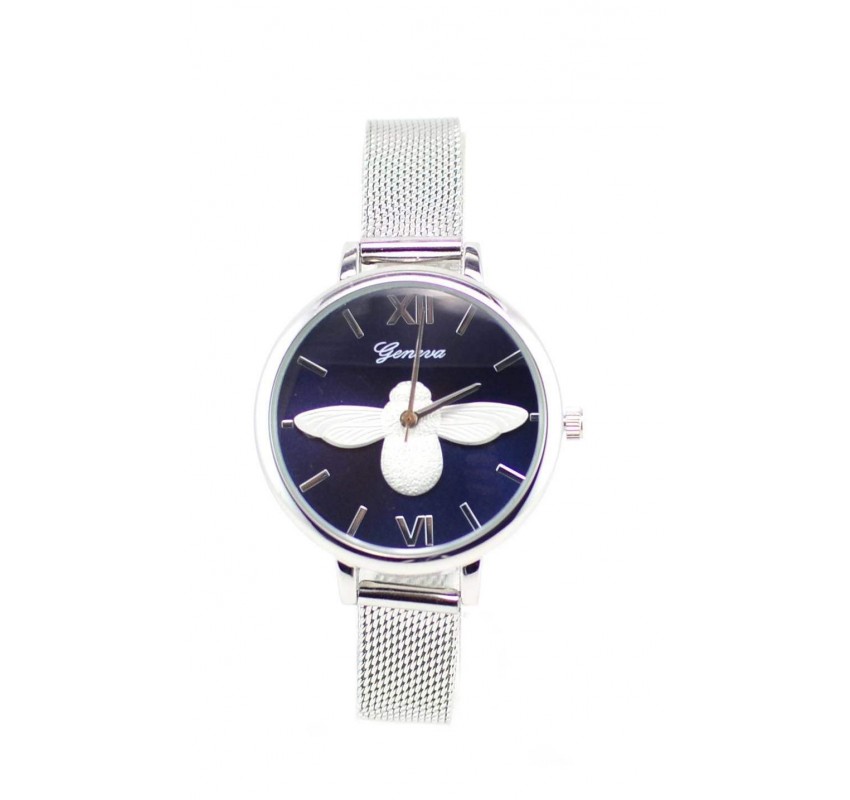 Ceas dama elegant Geneva Silver GV17SBL