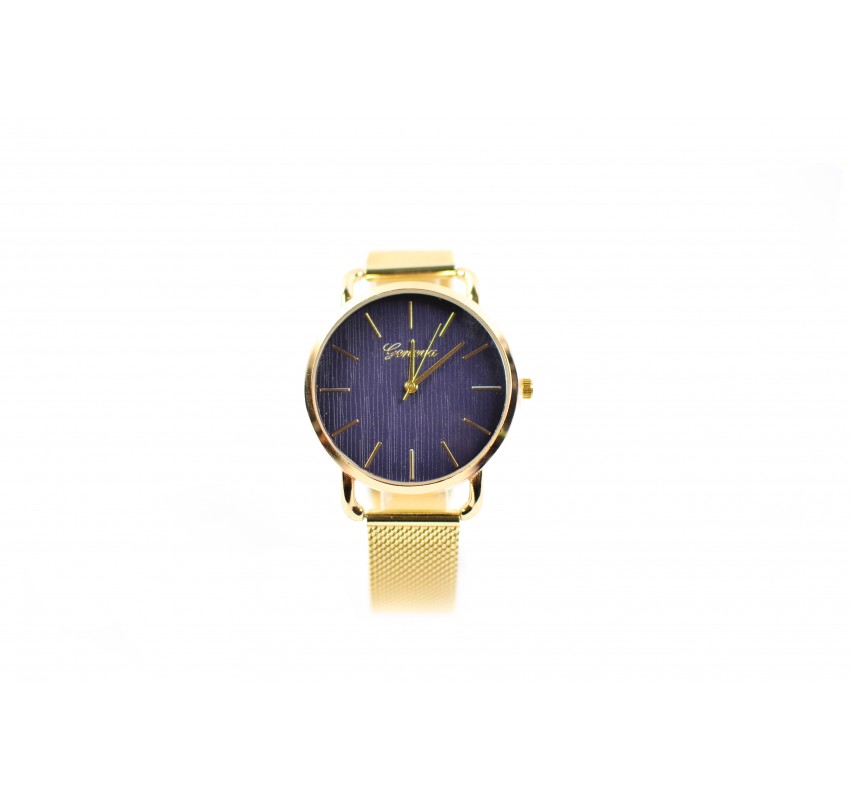 Ceas de mana dama casual, de culoare aurie - elegant Geneva - GV433GN
