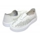 Pantofi dama casual din piele naturala cu perforatii - Ama Alb GSK7054A Pantofi dama casual din piele naturala cu perforatii - Ama Alb GSK7054A