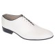 Pantofi barbati albi eleganti din piele naturala Elion - 024AN