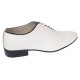 Pantofi barbati albi eleganti din piele naturala Elion - 024AN