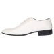 Pantofi barbati albi eleganti din piele naturala Elion - 024AN