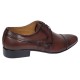 Oferta marimea 39 Pantofi barbati eleganti din piele naturala maro L032MBOX