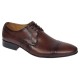 Oferta marimea 39 Pantofi barbati eleganti din piele naturala maro L032MBOX