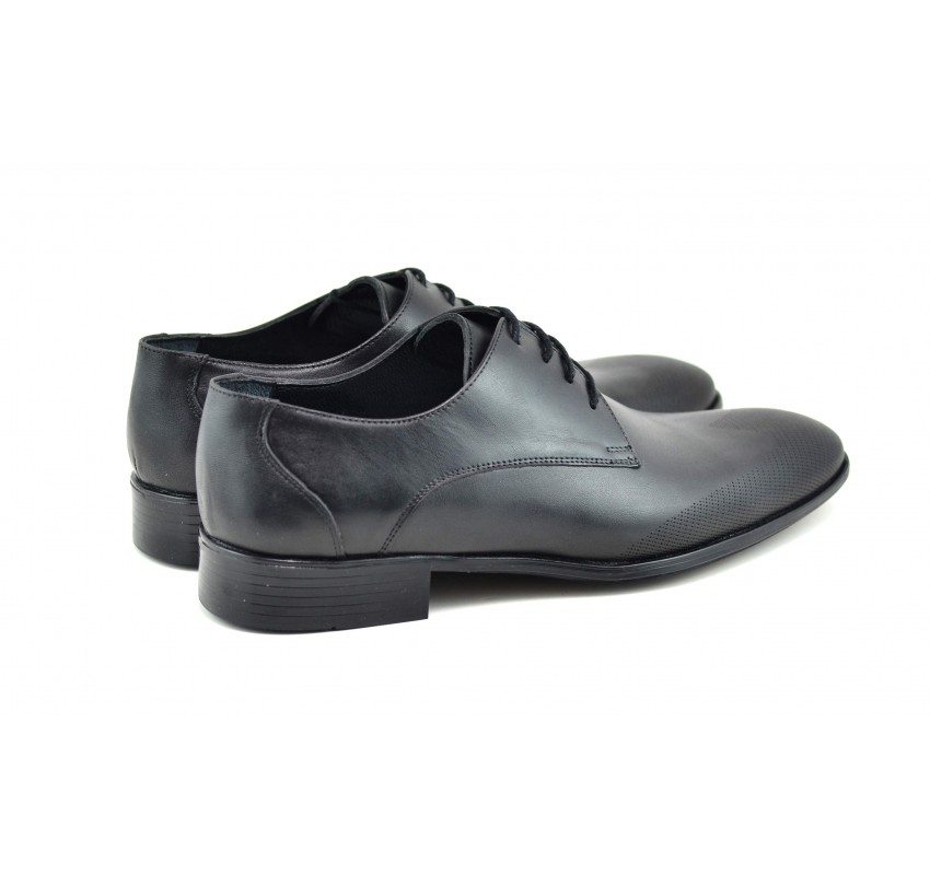 OFERTA MARIMEA  40,  41,  43 - Pantofi barbati office, eleganti din piele naturala, CIUCALETI SHOES, L092NS