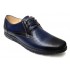 Marimi 41, 42 Pantofi barbati casual din piele naturala bleumarin L1010BLM
