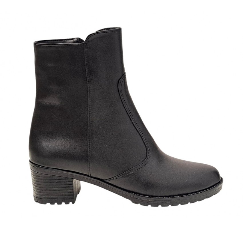 Reducere Ghete dama casual din piele naturala - Model imblanit Negru L156N Reducere Ghete dama casual din piele naturala - Model imblanit Negru L156N
