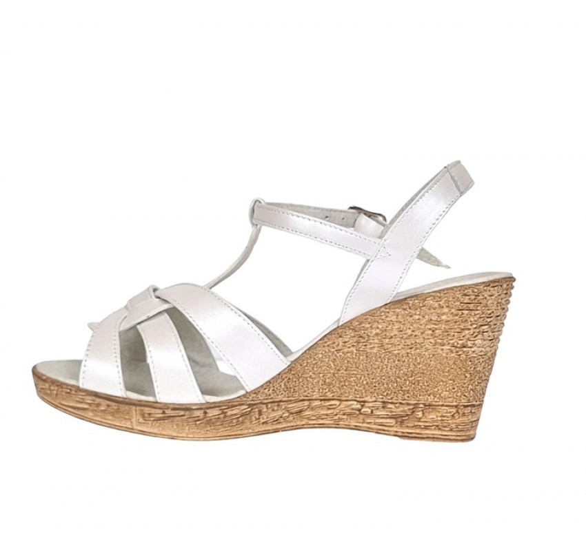 Oferta marimea 37 Sandale dama din piele naturala cu platforma - L15ELYB Oferta marimea 37 Sandale dama din piele naturala cu platforma - L15ELYB