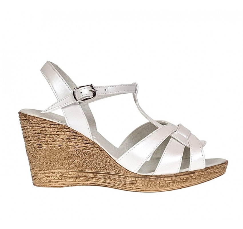 Oferta marimea 37 Sandale dama din piele naturala cu platforma - L15ELYB Oferta marimea 37 Sandale dama din piele naturala cu platforma - L15ELYB
