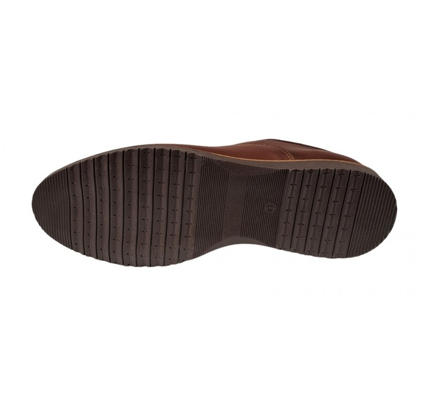 Oferta Marimea 43 Pantofi barbati casual din piele naturala maro fara siret L330ELM
