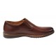 Oferta Marimea 43 Pantofi barbati casual din piele naturala maro fara siret L330ELM