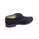 Pantofi barbati casual din piele naturala, culoare bleumarin Marimea 41