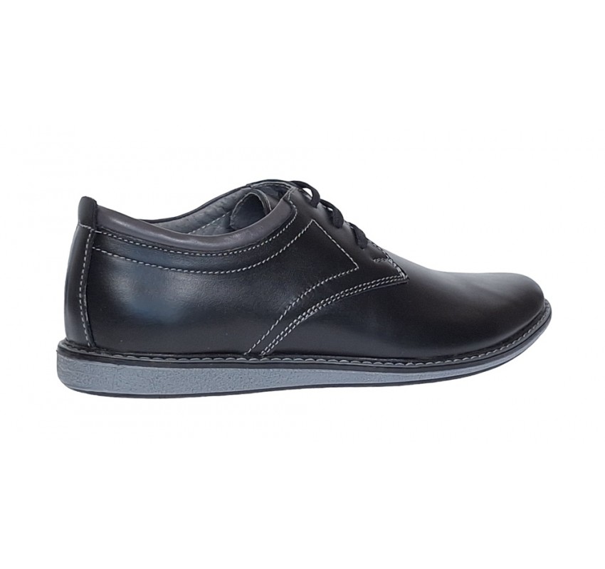Oferta marimea 40, 41, 43 -  Pantofi barbati sport din piele naturala L339NBOX