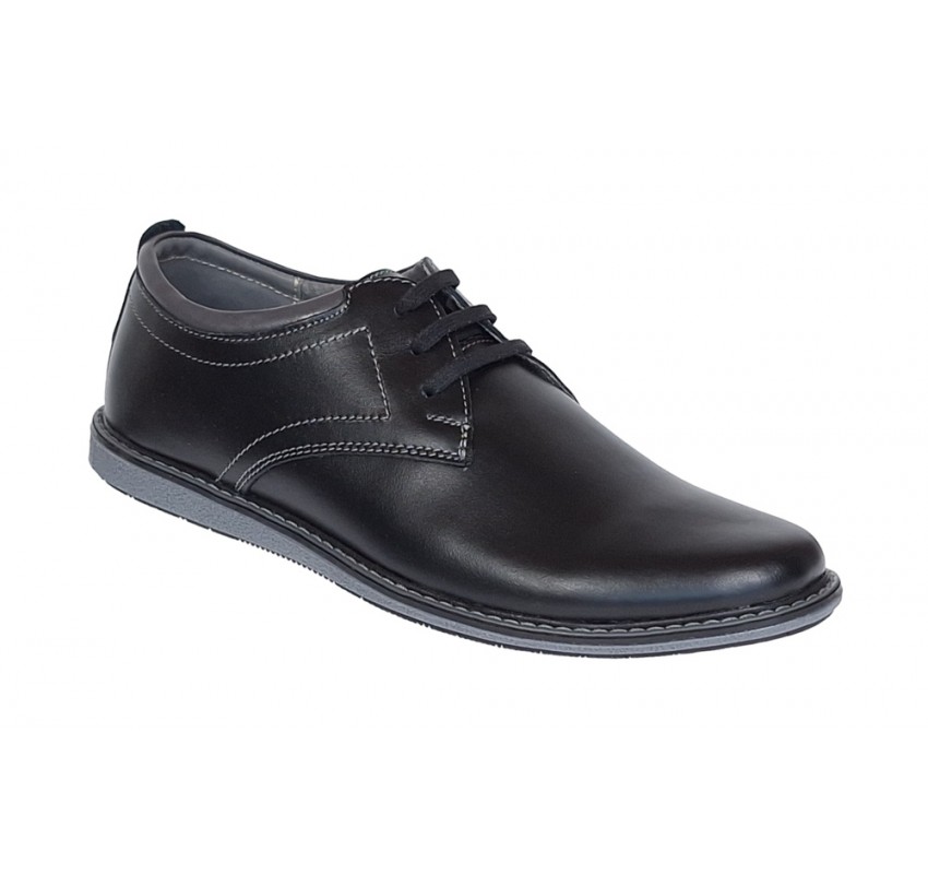 Oferta marimea 40, 41, 43 -  Pantofi barbati sport din piele naturala L339NBOX