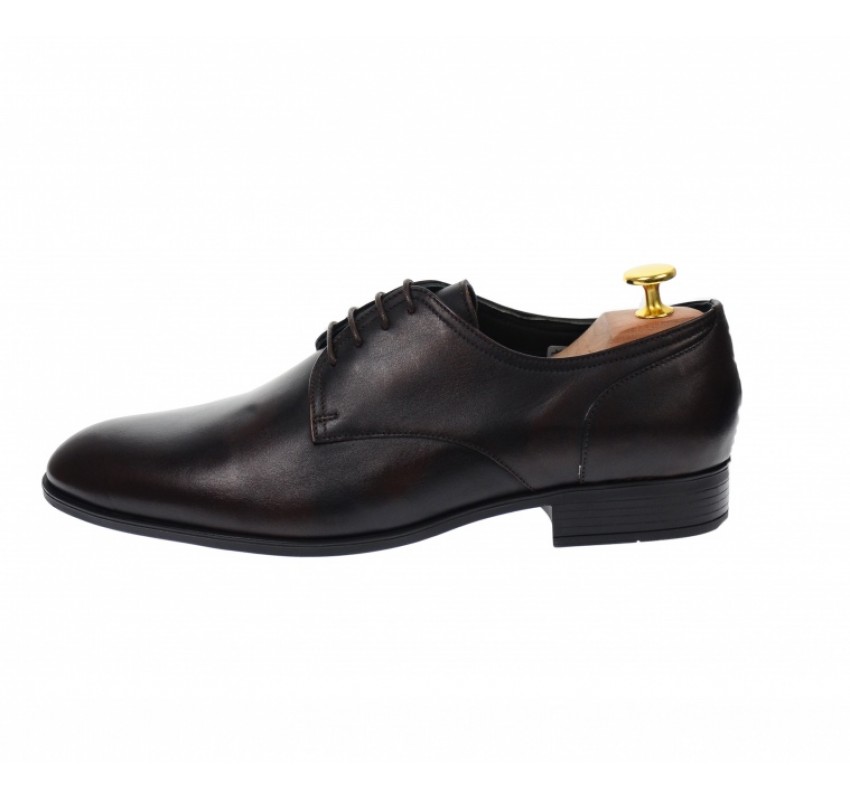 OFERTA MARIMEA 41 - Pantofi barbati eleganti, cu siret, din piele naturala maro - L703MARO OFERTA MARIMEA 41 - Pantofi barbati eleganti, cu siret, din piele naturala maro - L703MARO