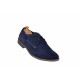 Oferta marimea 39, 42 Pantofi barbati casual din piele naturala bleumarin - L85BLVEL