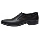 Oferta marimea 40 - Pantofi barbati, eleganti, din piele naturala, cu elastic, Negru, LADY3NEL