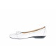 Oferta marimea 39 -  Balerini dama casual din piele naturala ELSA - LARENAALB